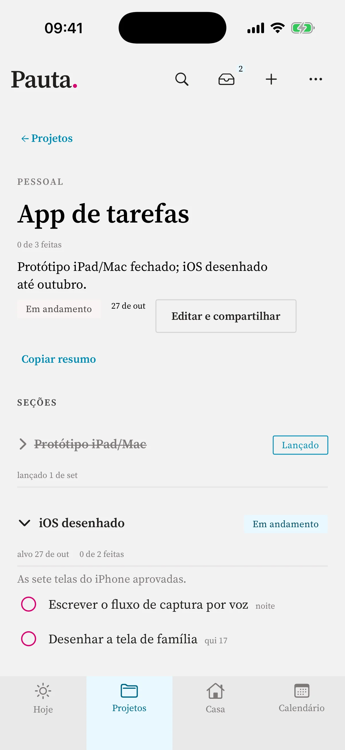 Pauta — Project details